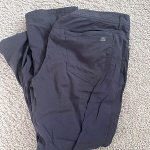 L.L. Bean Men's Dark Gray Fleece Lined Chinos